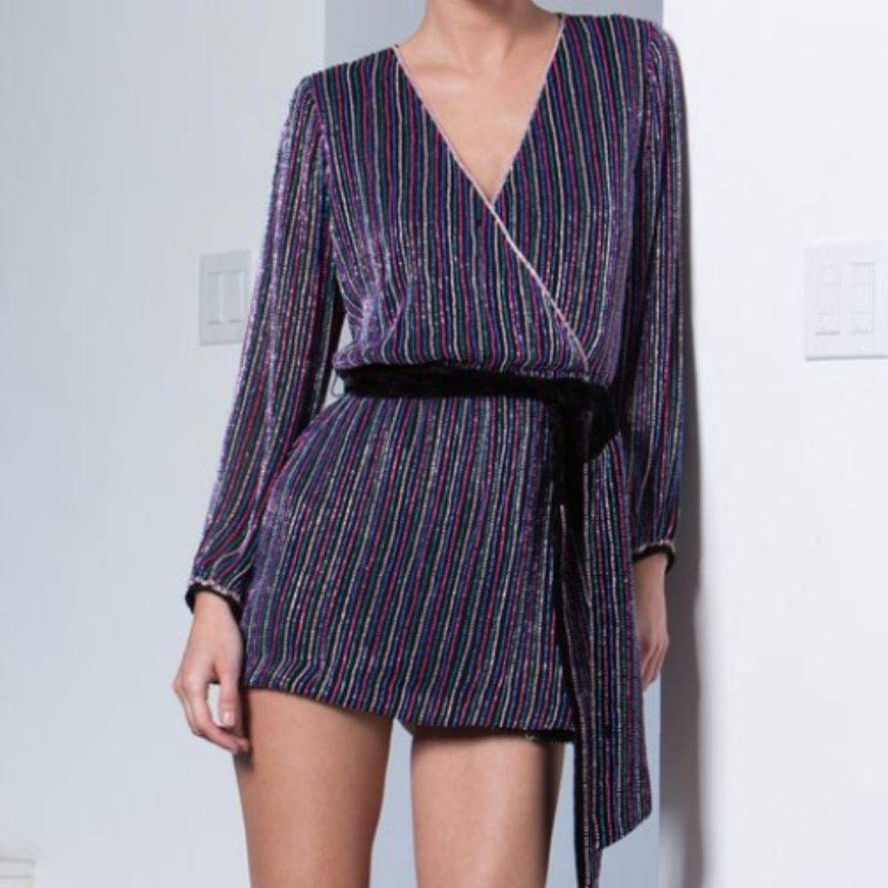 Kariana Grimaldi beaded mini dress